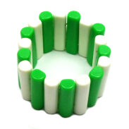 BRANSOLETKI PLASTIKOWE KOLOROWE (6 SZTUK)                                                                          0608-625 - 4