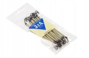 GUMKI DO WŁOSOW Z HACZYKAMI JASNE BLOND 12 SZTUK                                                     (R6/12/C) - 4