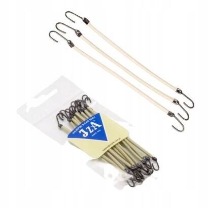 GUMKI DO WŁOSOW Z HACZYKAMI JASNE BLOND 12 SZTUK                                                     (R6/12/C)