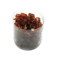 KRABIKI MAŁE BRĄZOWE MOTYLKI / SZCZĘKI DO WŁOSÓW  60 SZTUK                                                                (0716 SAM2) - 3