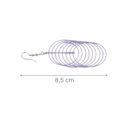 KOLCZYKI METALOWE WISZĄCE 