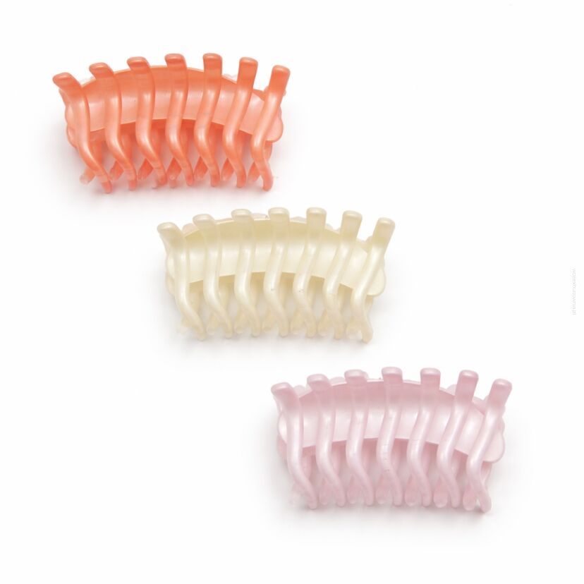 SZCZĘKI/ KLAMRY DO WŁOSÓW KOLOROWE 3 SZTUKI                                                       (0217-21 SAM)