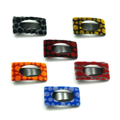 SPINKI / PELIKANY MAŁE POKRYTE WELUREM 6 SZTUK                                                                        (PED SAH)