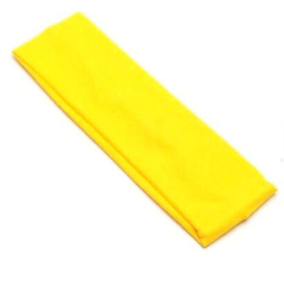 OPASKA NA GŁOWĘ ELASTYCZNA WĄSKA ŻÓŁTA szer.5 cm (01714636 SA)