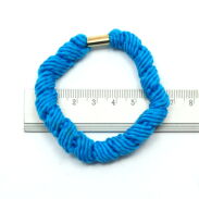 GUMKI DO WŁOSÓW GRUBE KOLOROWE Z BLASZKĄ 6 SZTUK (0884 SA) - 3