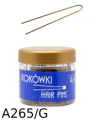 KOKÓWKA FRYZJERSKA ZŁOTA PROSTA 6.5 CM 500G                                                            (A265/G)