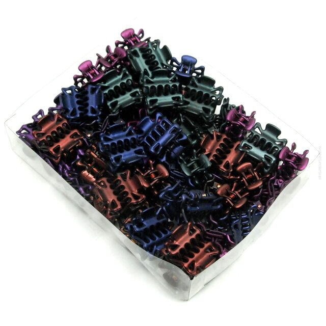 SZCZĘKI DO WŁOSÓW MAŁE  96 SZTUK                                                                (0200 -28 SA)