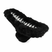 SZCZĘKA / KLAMRA DO WŁOSÓW CZARNA OZDOBNA (0365-539 SAH) - 2