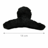 SZCZĘKA / KLAMRA DO WŁOSÓW CZARNA OZDOBNA (0365-539 SAH) - 3