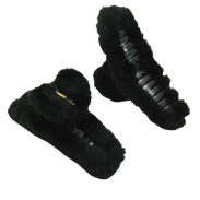 SZCZĘKI / KLAMRY DO WŁOSÓW CZARNE OZDOBNE 3 SZTUKI                                                                         0365-539 - 2