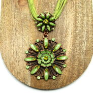 WISIOR / NASZYJNIK NA SZNURECZKACH Z PODWÓJNĄ ZAWIESZKĄ                                                 (WISZ-16 SAH) - 2