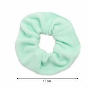 GUMKA DO WŁOŚÓW WELUR SCRUNCHIE ZIELONA PRODUKT POLSKI (0103-JZ SAH)                                                                                          0103-JZ - 2