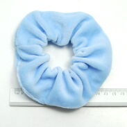 GUMKA/ SCRUNCHIE DO WŁOSÓW WELUR BŁĘKITNA-PRODUKT POLSKI                     0103-BL - 2