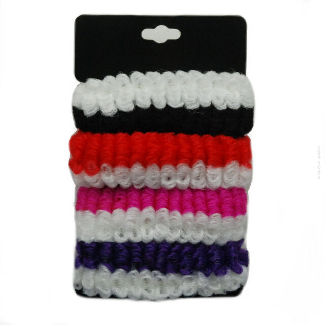 GUMKI DO WŁOSÓW GRUBE FROTKI (4 SZTUKI) MIX KOLOR 0014-07