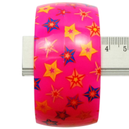 BRANSOLETKI PLASTIKOWE KOLOROWE SZEROKIE 4 SZTUKI                                                                       (5626 SAM) - 3