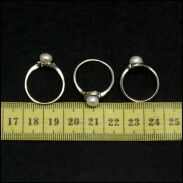 PIERŚCIONKI Z PEREŁKĄ (3 SZT) 0604-110 - 2