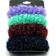 GUMKI DO WŁOSÓW GRUBE FROTKI BŁYSZCZĄCE MIX KOLOR (4 SZTUKI) 0014-29 - 2