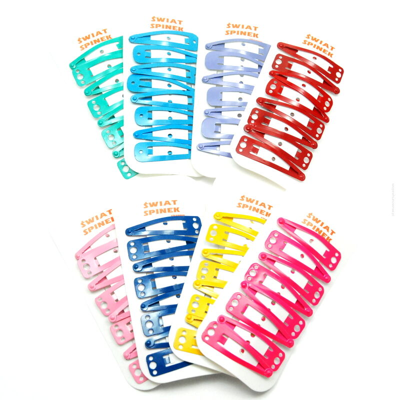 PYKI / SPINKI KOLOROWE -DZIECIĘCE DO WŁOSÓW 64 SZTUKI                                                                       (0169-6 SAMC)