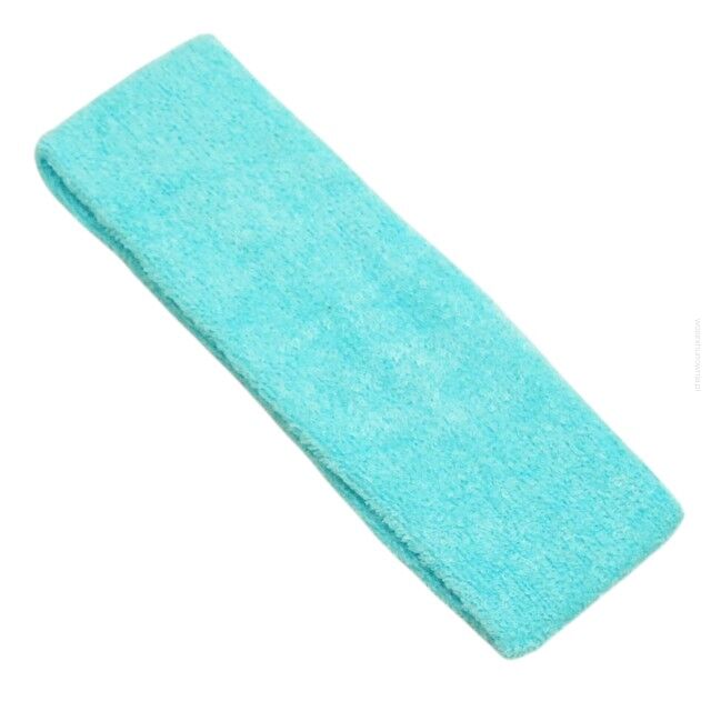 OPASKA NA GLOWĘ ELASTYCZNA Z FROTY TURKUSOWA 6 CM (0193-59 AS)