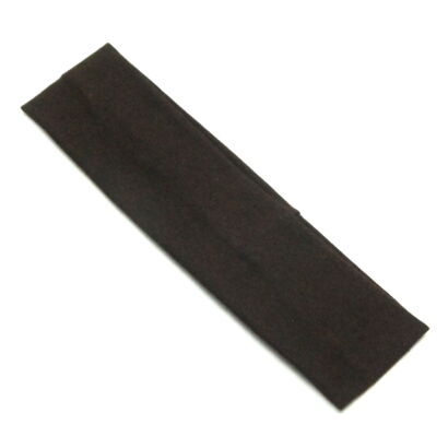 OPASKA NA GŁOWĘ ELASTYCZNA WĄSKA CIEMNY BRĄZ 5.5 CM                    (0171-15)