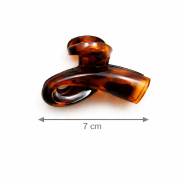 SZCZĘKI / KLAMRY ŚREDNIE CZARNE I BRĄZOWE 6 SZTUK                                                                           (0129-27 SAM) - 3