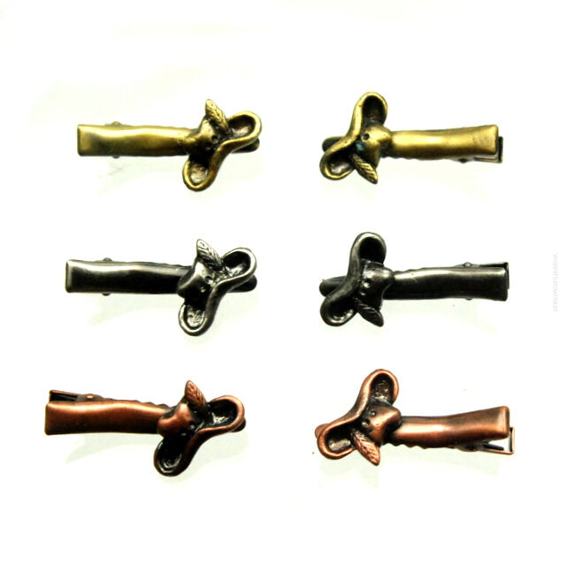 SPINKI METALOWE Z KAPELUSZEM (6 SZTUK)                                                             0317-510