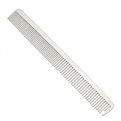 GRZEBIEŃ FRYZJERSKI METALOWY W SREBRNYM KOLORZE 16.5 CM (DS105-4)