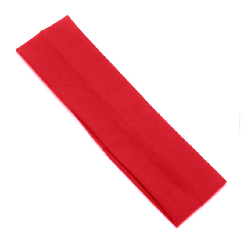 OPASKA NA GŁOWĘ ELASTYCZNA MALINOWA WĄSKA 5.5 CM    (0171-21)