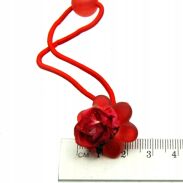 GUMKI DO WŁOSÓW Z KWIATKAMI 6 SZTUK                    (0331-581) - 3