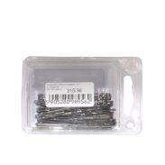 WSUWKA KARBOWANA BRĄZOWA 2 KULKI 5 CM 36 SZTUK                                          (315/36) - 3