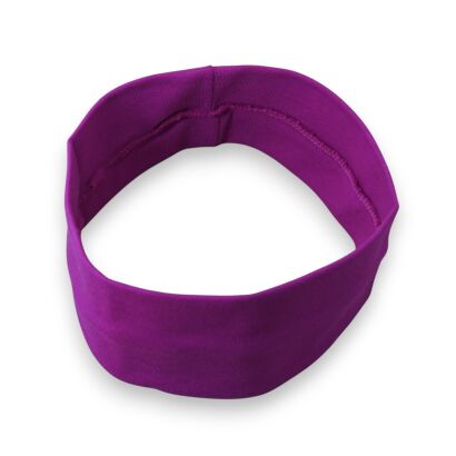 OPASKA NA GŁOWĘ ELASTYCZNA WĄSKA ŚLIWKOWY 5 CM                            (0171-44)