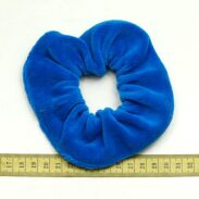 GUMKA DO WOSÓW WELUR SCRUNCHIE SMERFOWA PRODUKT POLSKI 0103-17 - 2