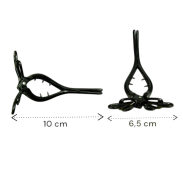 KLAMRA / SZCZĘKA DO WŁOSÓW 2 SZTUKI                                                       (0114-10) - 3