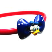 OPASKI DO WŁOSÓW Z KOKARDKAMI W KACZORY 6 SZTUK (0141 SA) - 2