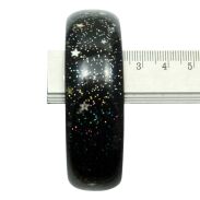 BRANSOLETKA PLASTIKOWA CZARNA                                                                (4838-2 SAM) - 3