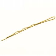 WSUWKI DO WŁOSÓW IZA KARBOWANE ZŁOTE 6 CM 36 SZTUK          (226/36) - 2