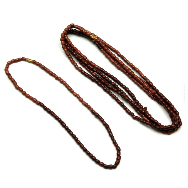 KORALIKI DREWNIANE DROBNE ROZPINANE (5 SZTUK) 0738-8