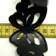 OPASKA SZEROKA CZARNE MOTYL                                                        (0365-28 SA) - 2