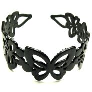 OPASKA SZEROKA CZARNE MOTYL                                                        (0365-28 SA) - 3