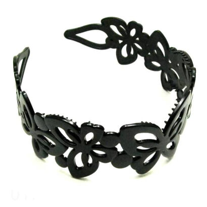 OPASKA SZEROKA CZARNE MOTYL                                                        (0365-28 SA)