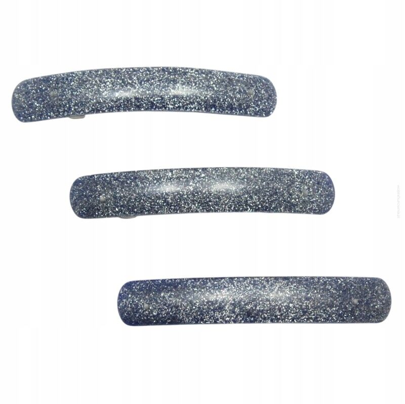 KLAMRY  DO WŁOSÓW NIEBIESKI MARMUREK 3 SZTUKI                                                                      (KLD-102 SAH)