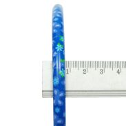 OPASKI CIENKIE NIEBIESKIE W KWIATKI 3 SZTUKI                                                                                              (0194-19 SAH) - 3