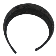 OPASKI DO WŁOSÓW CZARNE SZEROKIE 3 SZTUKI                                                          (0176-541 SAH) - 4