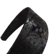 OPASKI DO WŁOSÓW CZARNE SZEROKIE 3 SZTUKI                                                          (0176-541 SAH) - 2