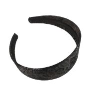 OPASKI DO WŁOSÓW CZARNE SZEROKIE 3 SZTUKI                                                          (0176-541 SAH) - 3