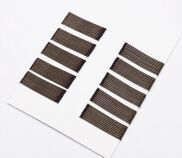 WSUWKI BRĄZOWE KARBOWANE 2 KULKI 5 CM- 100 SZTUK (WS-BR/100) - 2