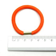 GUMKI DO WŁOSÓW ŚREDNIE KOLOROWE Z BLASZKĄ (100 SZTUK) R4/MIX/2 - 4