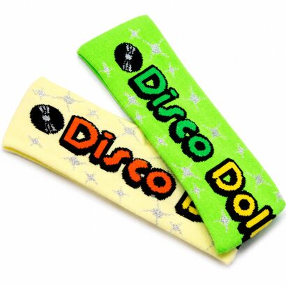 OPASKI NA GŁOWĘ ELASTYCZNE KOLOROWE DISCO DOLL 2 SZTUKI (0193-2 SAHW)