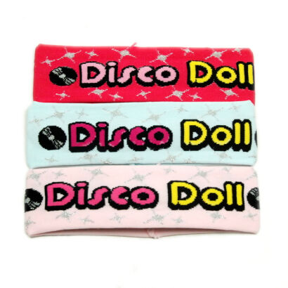 OPASKI NA GŁOWĘ ELASTYCZNE KOLOROWE "DISCO DOLL" (3 SZTUKI) 0193-2