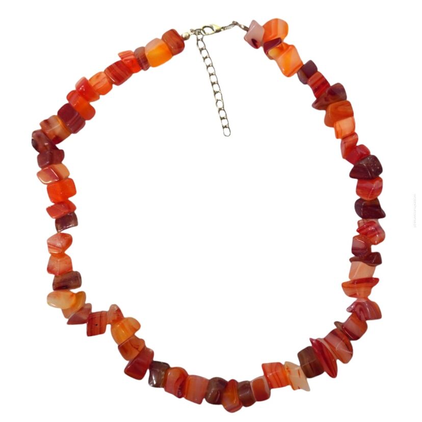 NASZYJNIK Z OZDOBNYMI KAMYCZKAMI   0643-520 A S)